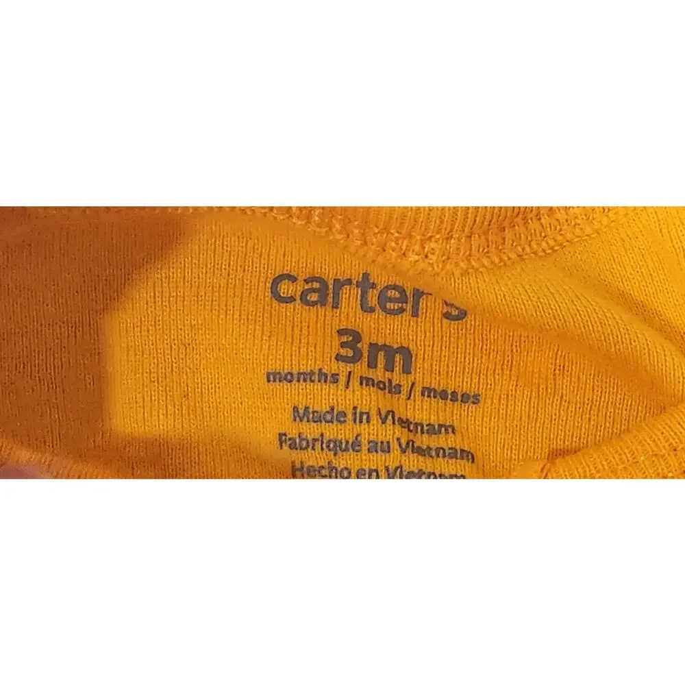 Carter's Multi Color Baby Girl Rompers 3 Months